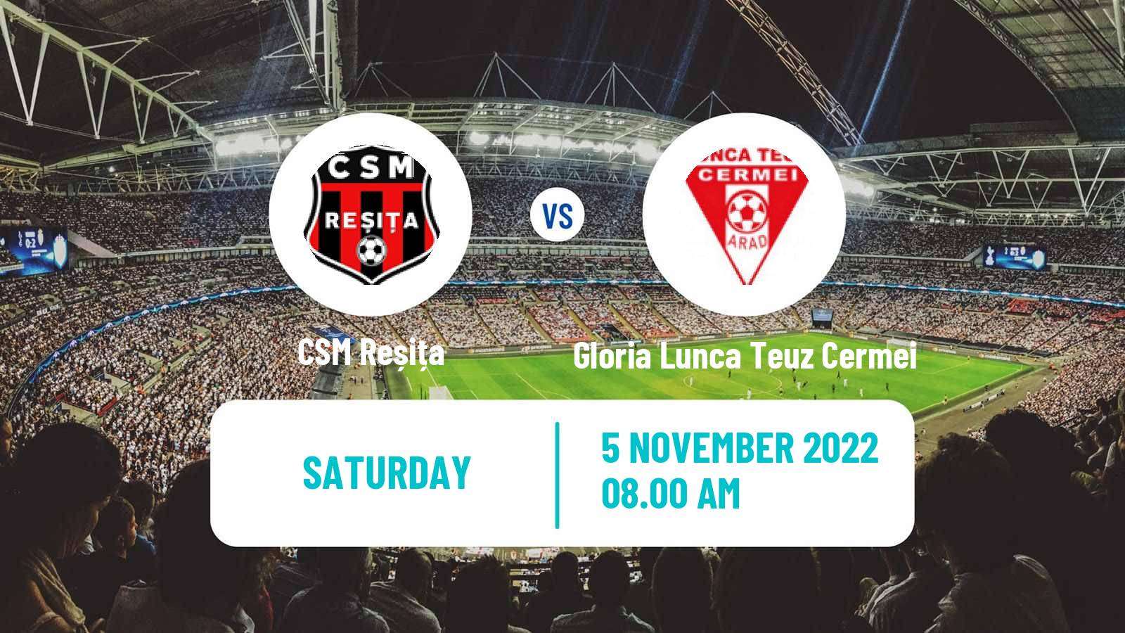 Soccer Romanian Liga 3 - Seria 8 Reșița - Gloria Lunca Teuz Cermei