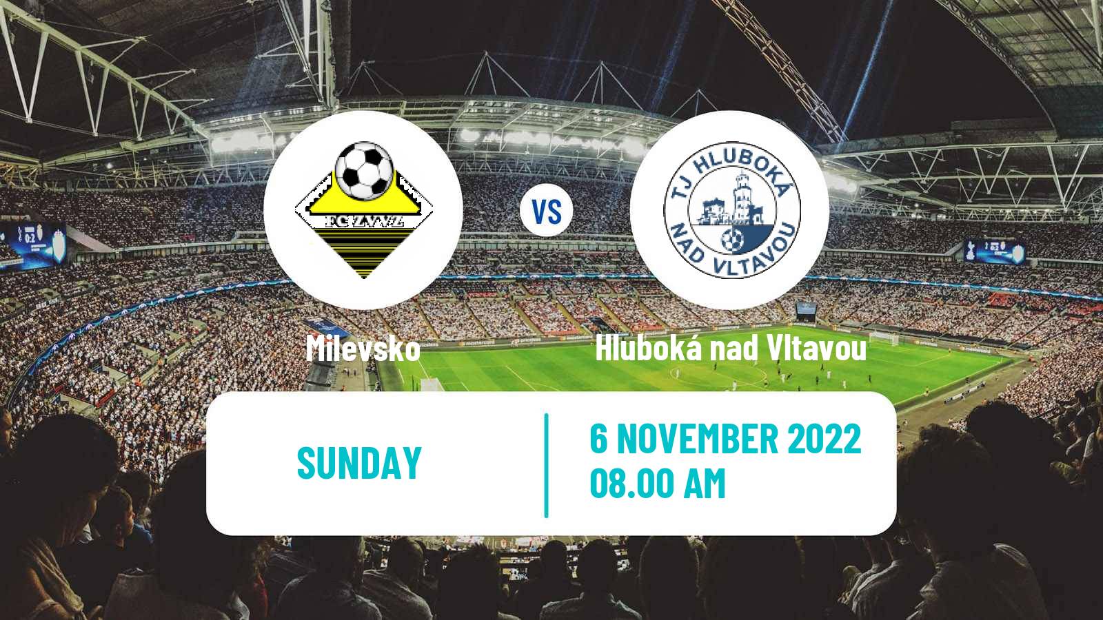 Soccer Czech Jihocesky KP Milevsko - Hluboká nad Vltavou