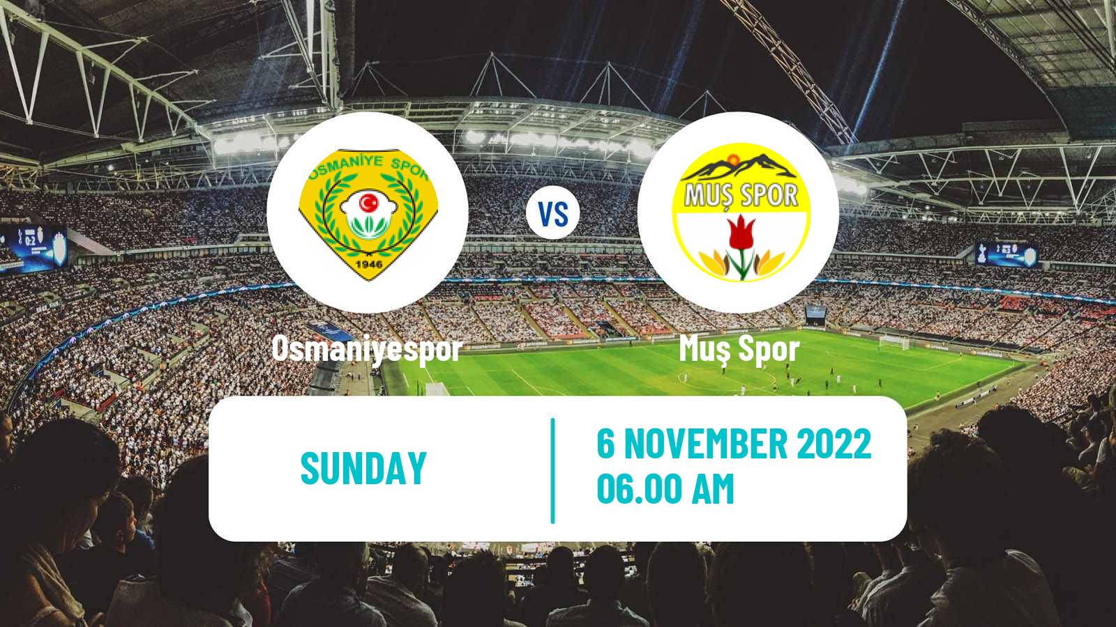 Soccer Turkish 3 Lig Group 3 Osmaniyespor - Muş Spor