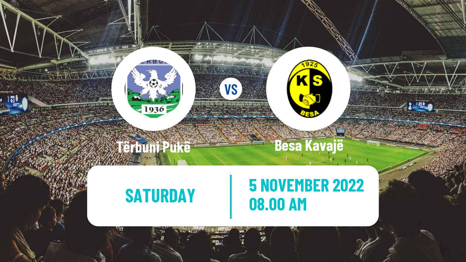 Soccer Albanian First Division Tërbuni Pukë - Besa Kavajë