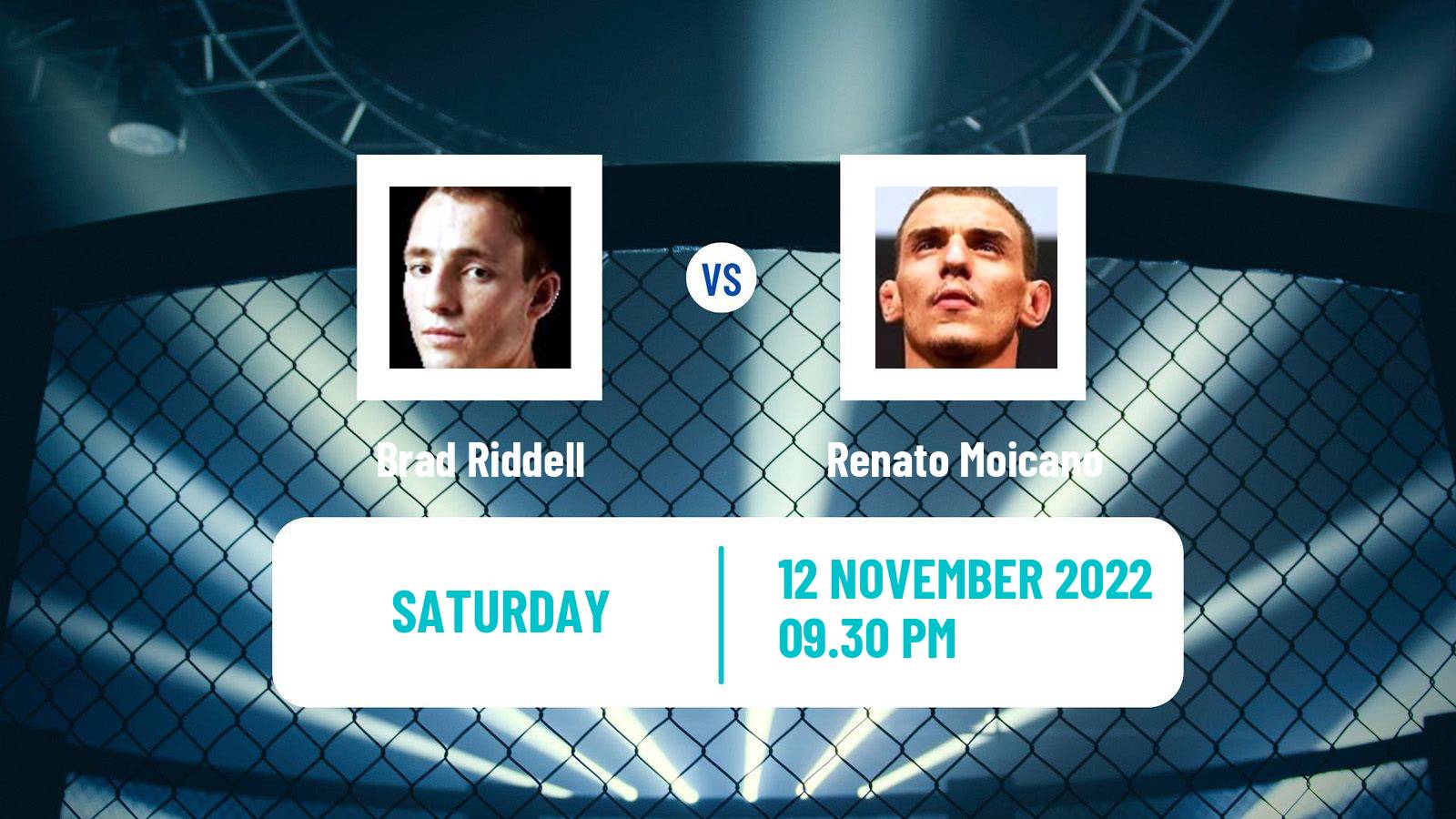 MMA MMA Brad Riddell - Renato Moicano