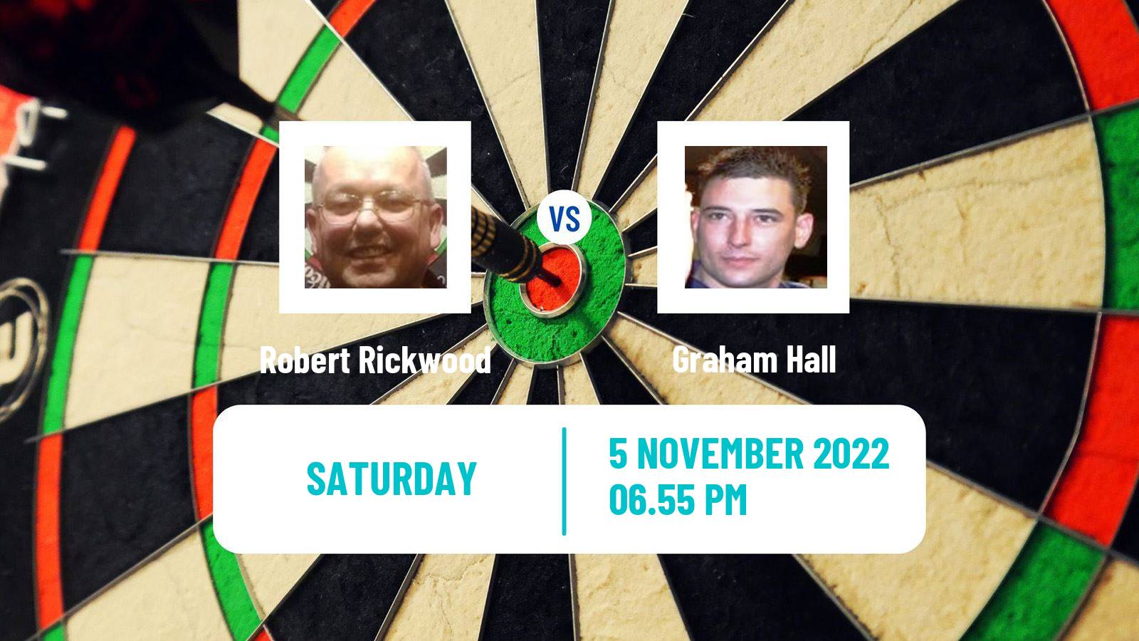 Darts Darts Robert Rickwood - Graham Hall