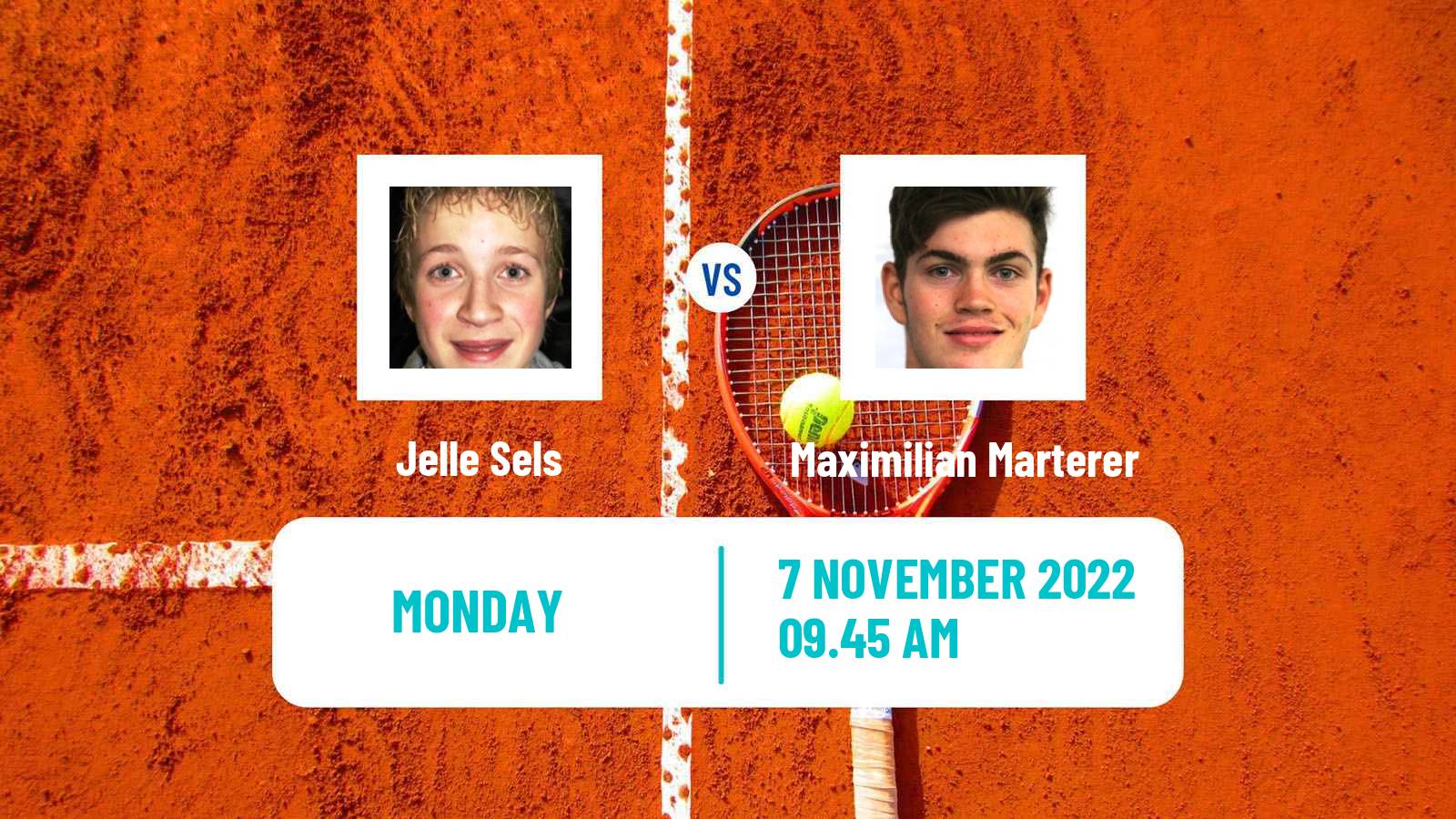Tennis ATP Challenger Jelle Sels - Maximilian Marterer