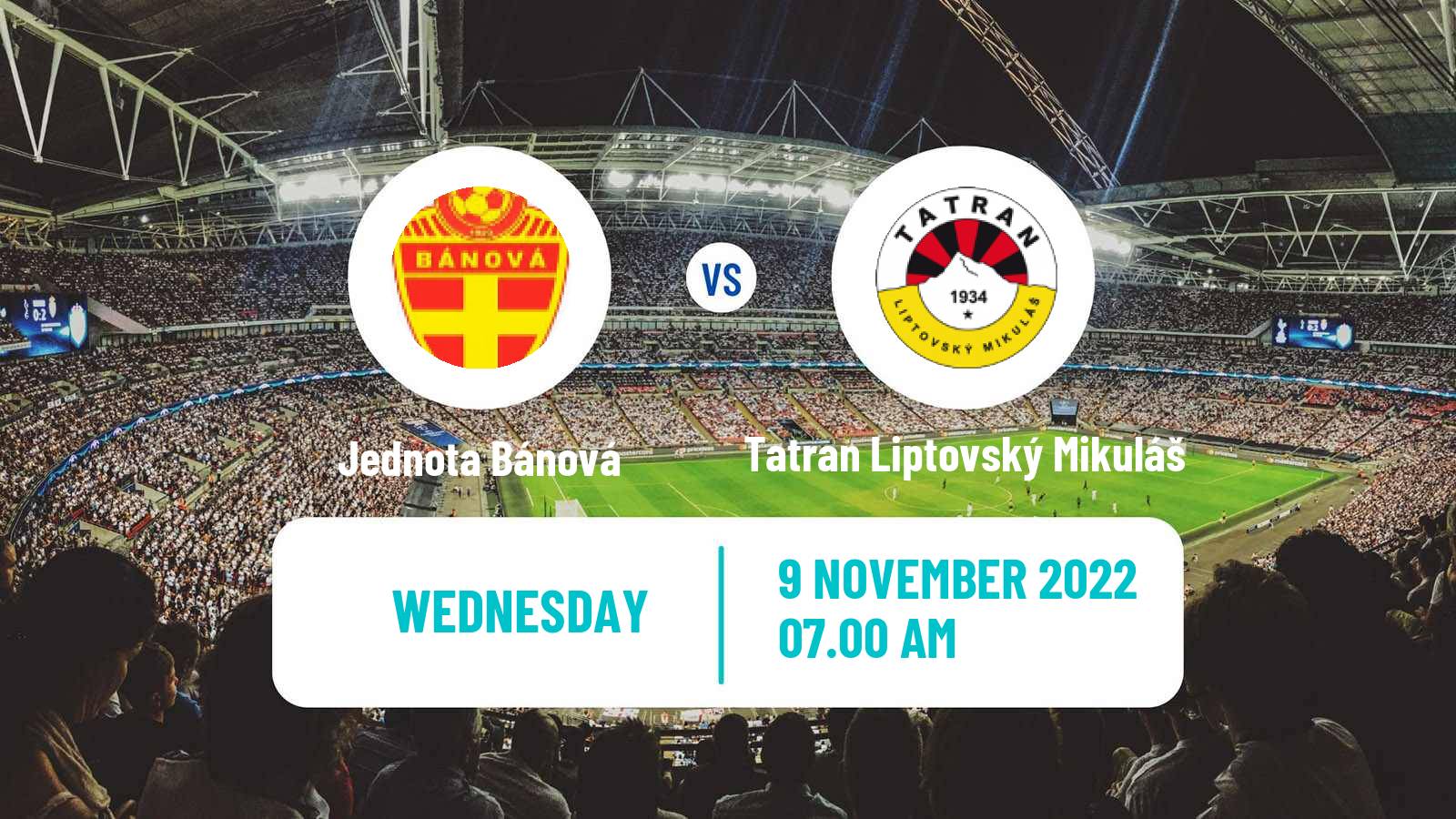 Soccer Slovak Cup Jednota Bánová - Tatran Liptovský Mikuláš