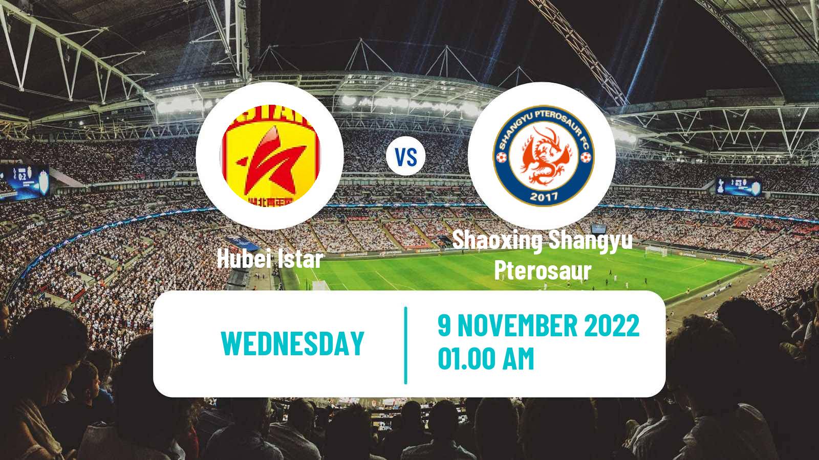 Soccer Chinese Yi League Hubei Istar - Shaoxing Shangyu Pterosaur