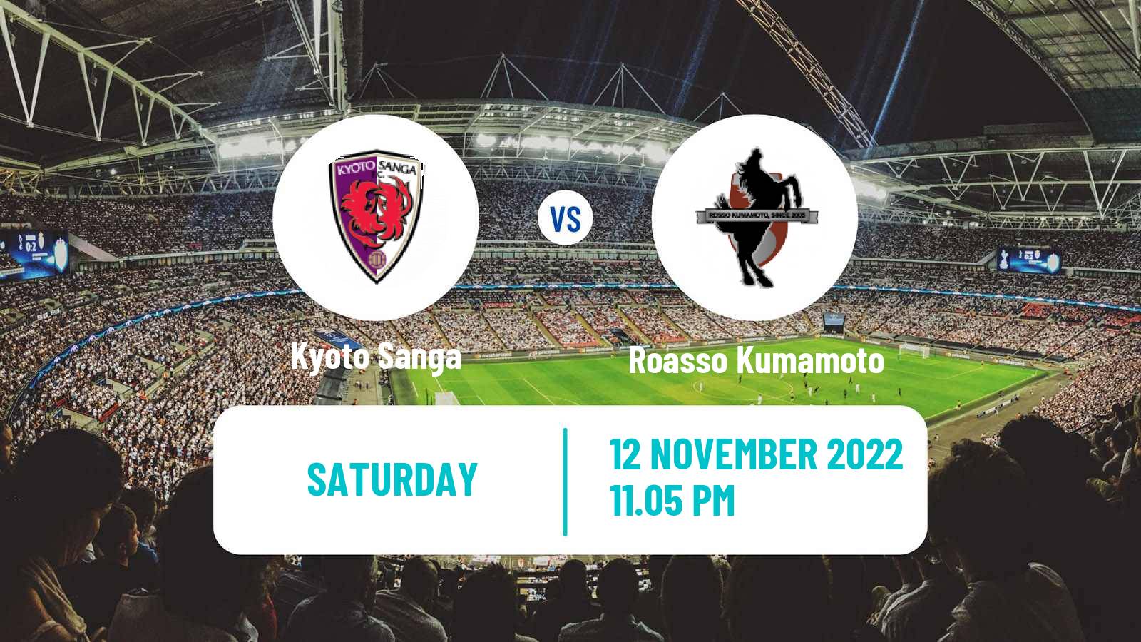 Soccer Japan J1 League Kyoto Sanga - Roasso Kumamoto