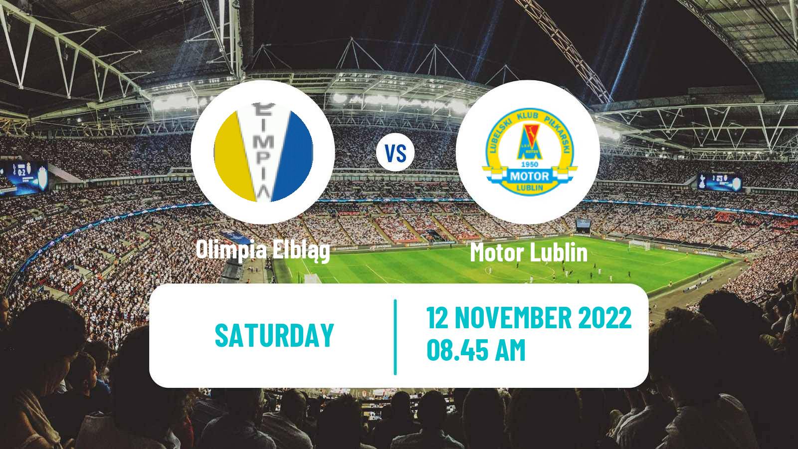 Soccer Polish Division 2 Olimpia Elbląg - Motor Lublin