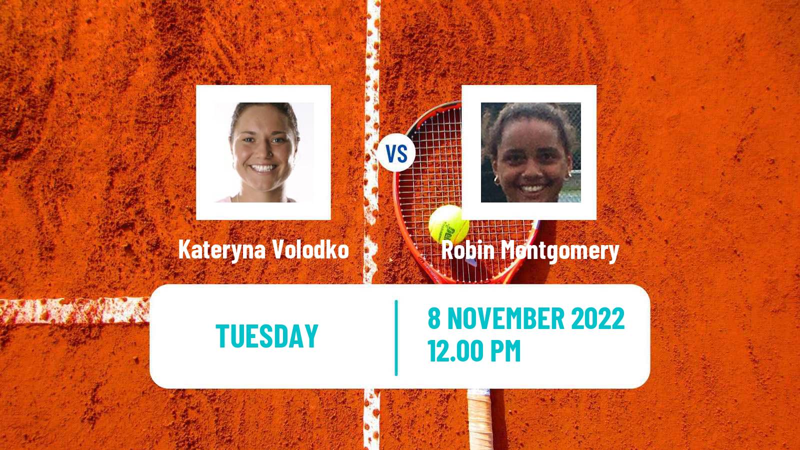 Tennis ITF Tournaments Kateryna Volodko - Robin Montgomery