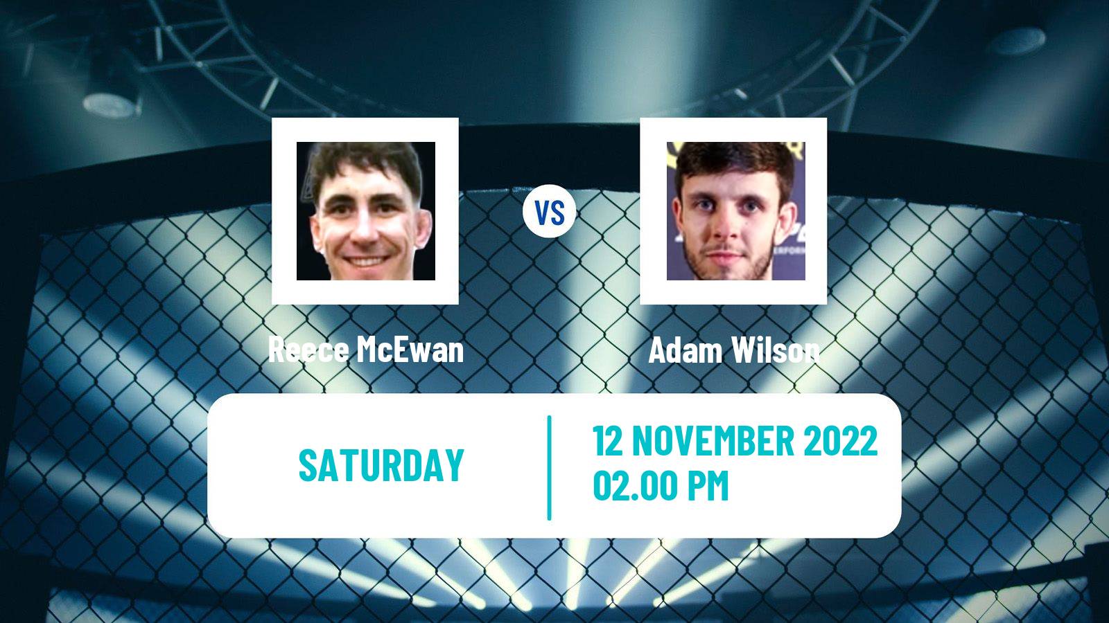 MMA MMA Reece McEwan - Adam Wilson