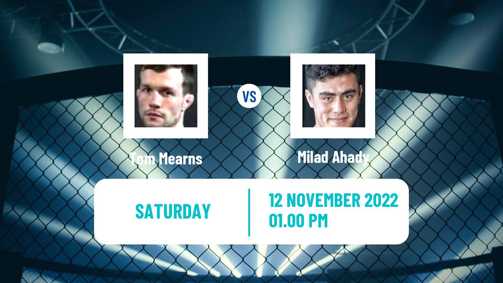 MMA MMA Tom Mearns - Milad Ahady