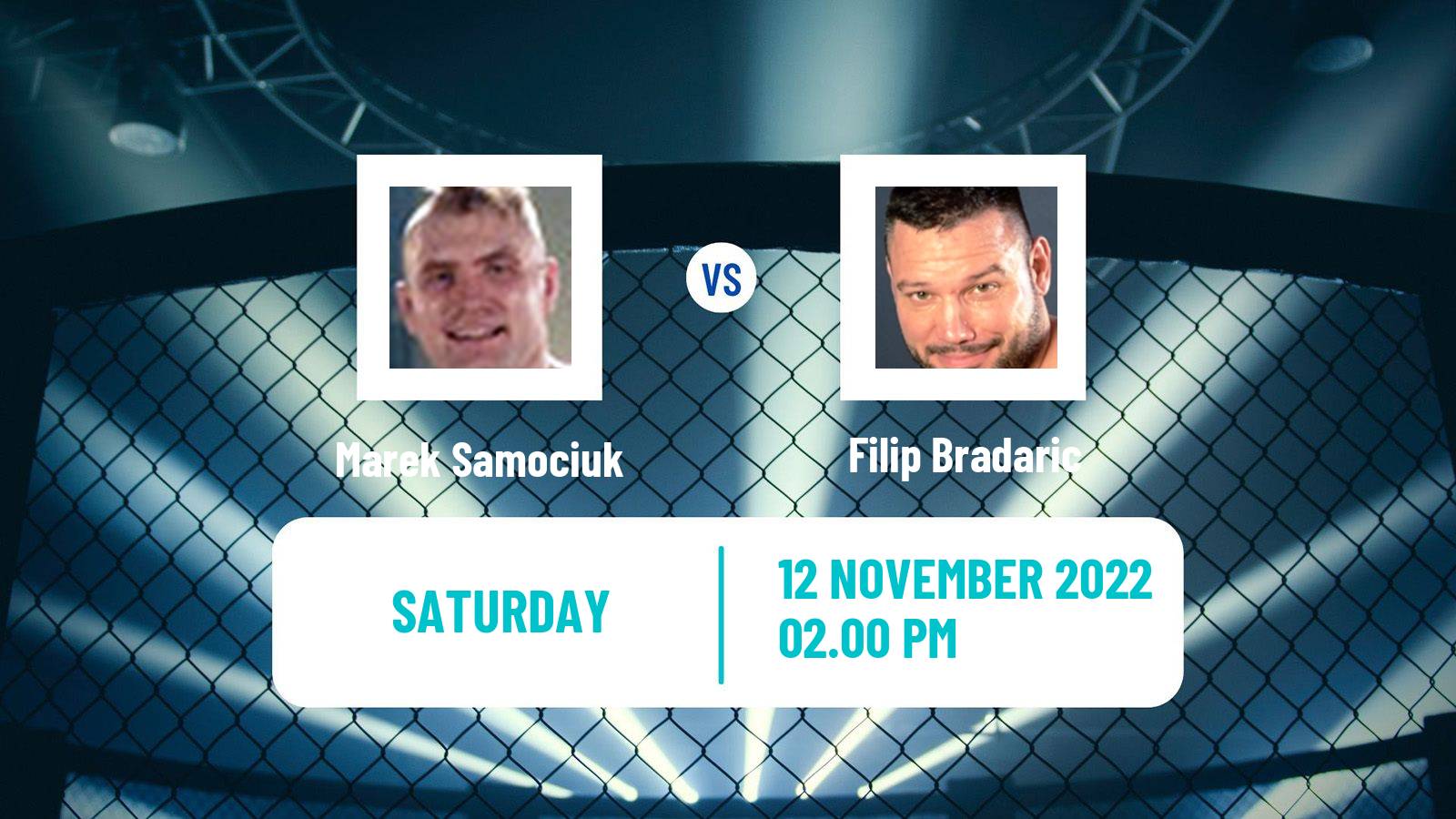 MMA MMA Marek Samociuk - Filip Bradaric