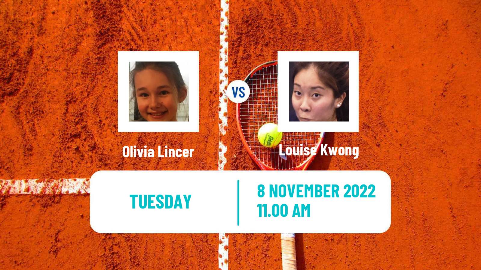 Tennis ITF Tournaments Olivia Lincer - Louise Kwong