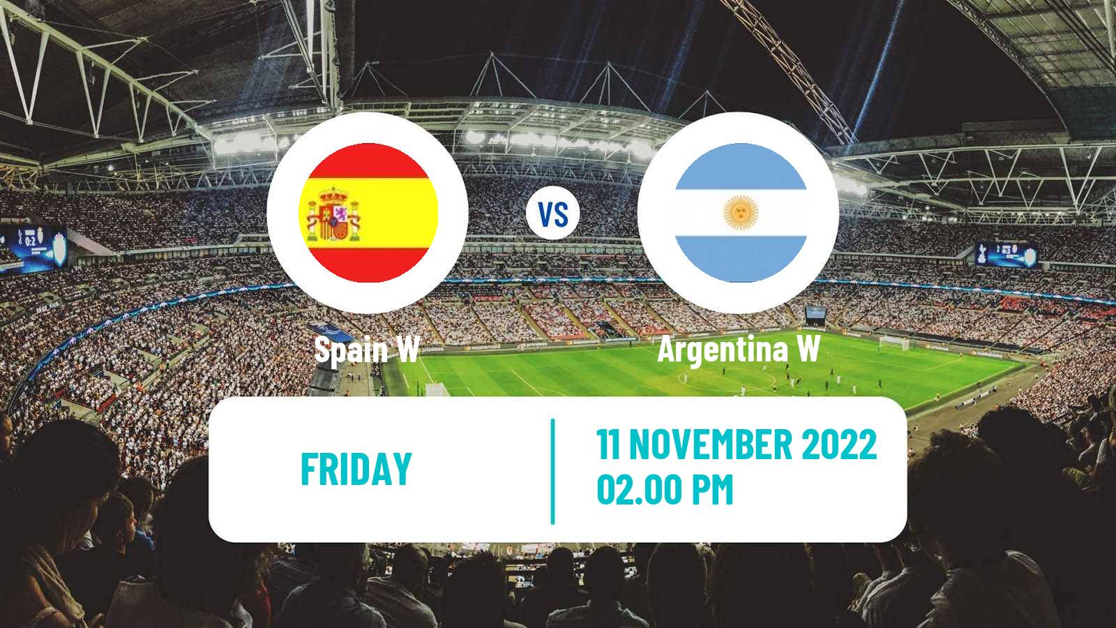 Soccer Friendly International Women Spain W - Argentina W