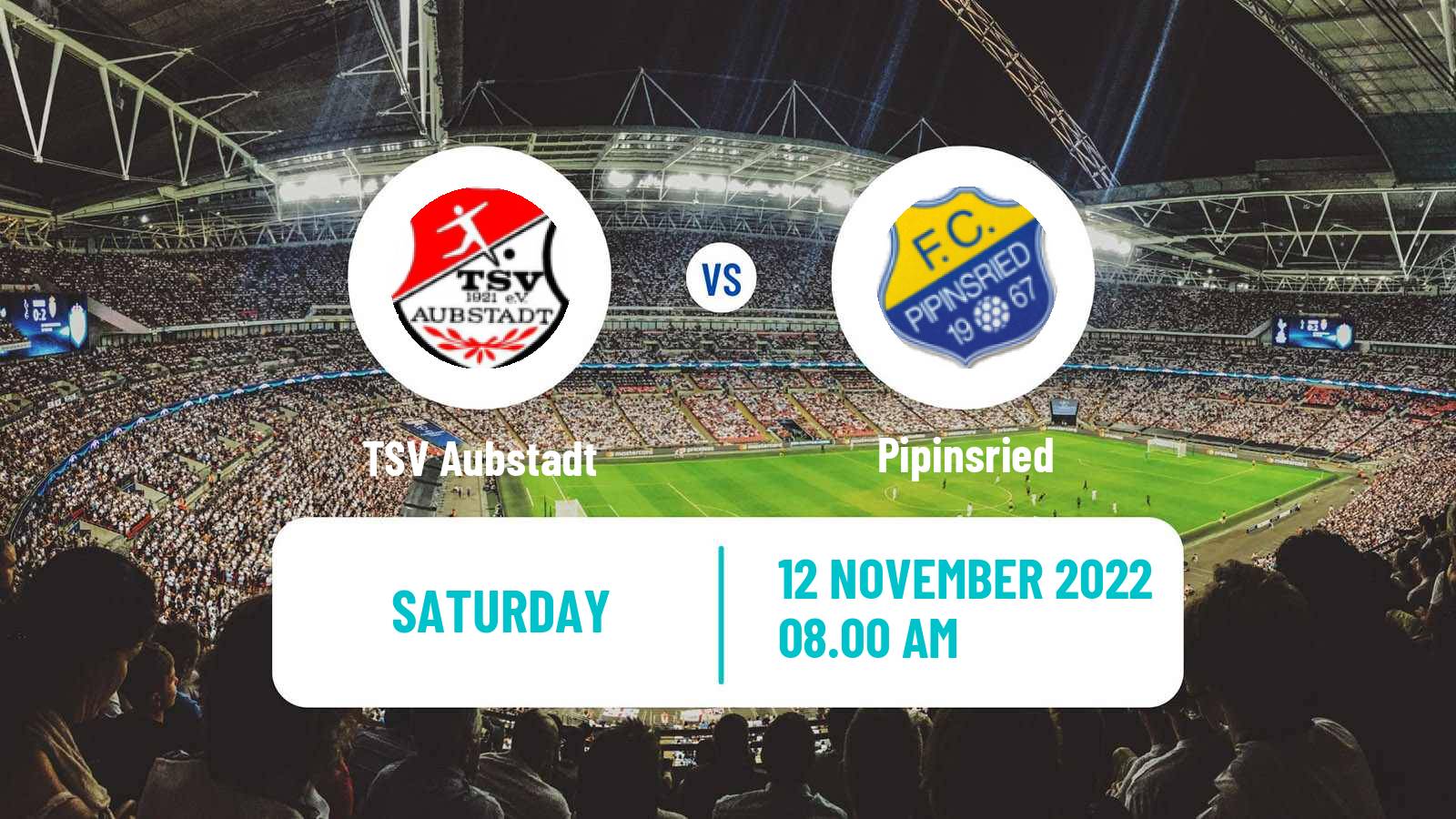 Soccer German Regionalliga Bayern Aubstadt - Pipinsried