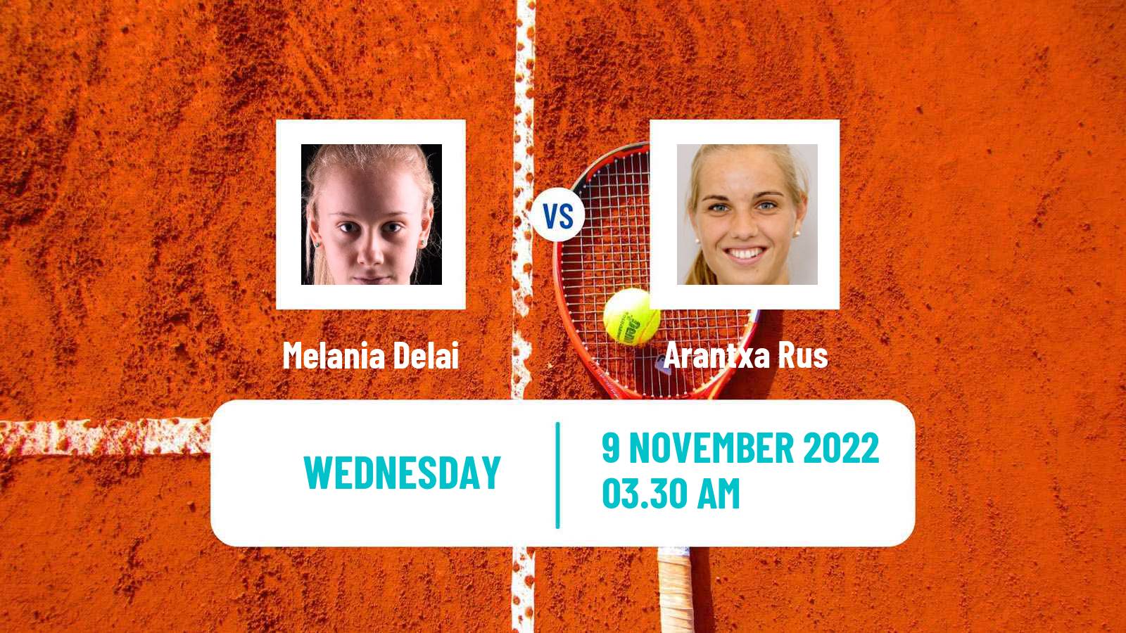 Tennis ITF Tournaments Melania Delai - Arantxa Rus