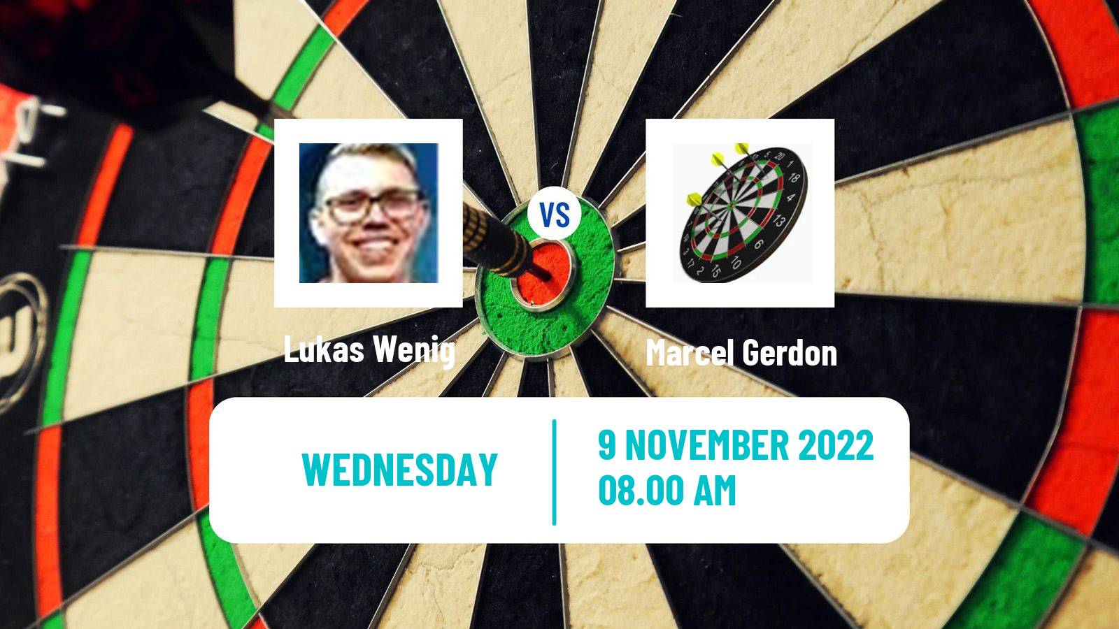 Darts Darts Lukas Wenig - Marcel Gerdon