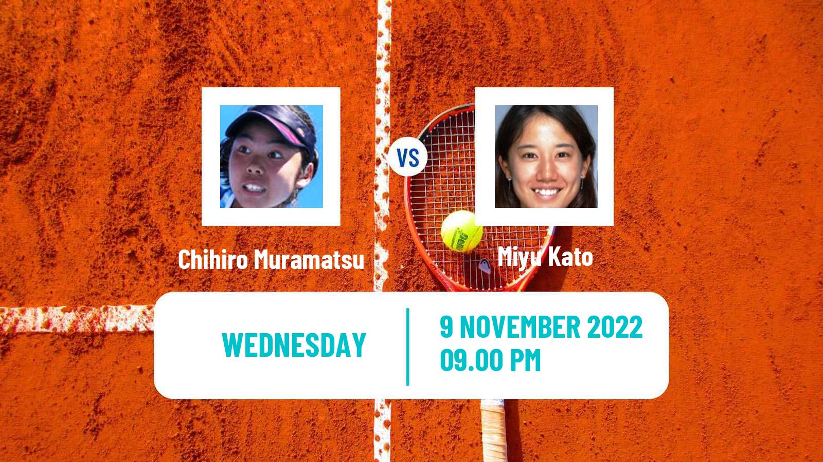 Tennis ITF Tournaments Chihiro Muramatsu - Miyu Kato