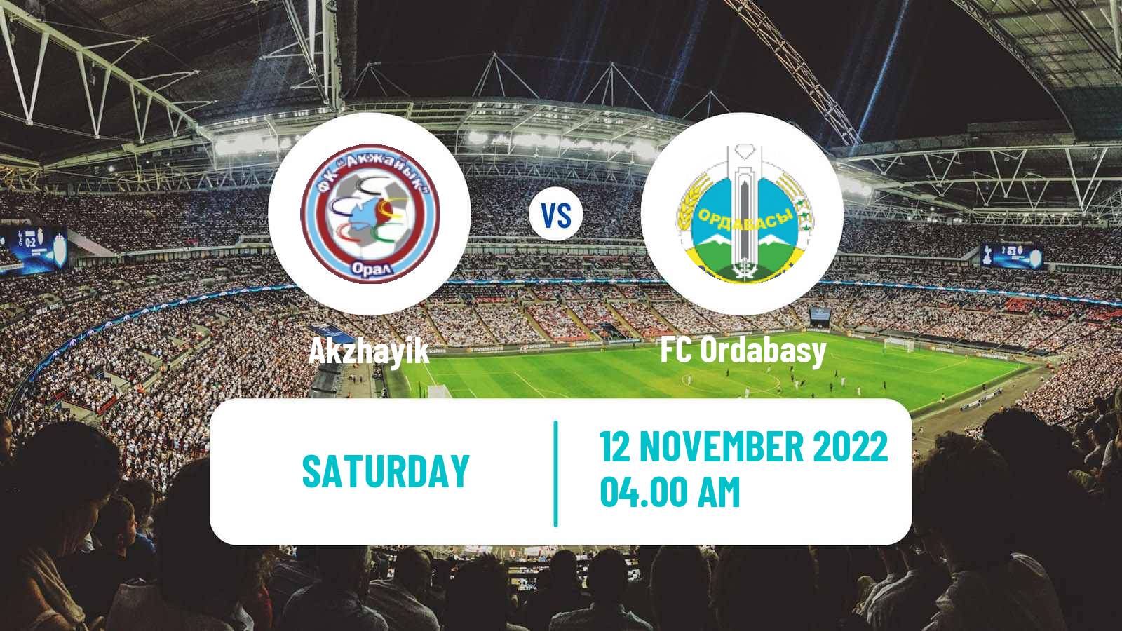 Soccer Kazakh Cup Akzhayik - Ordabasy