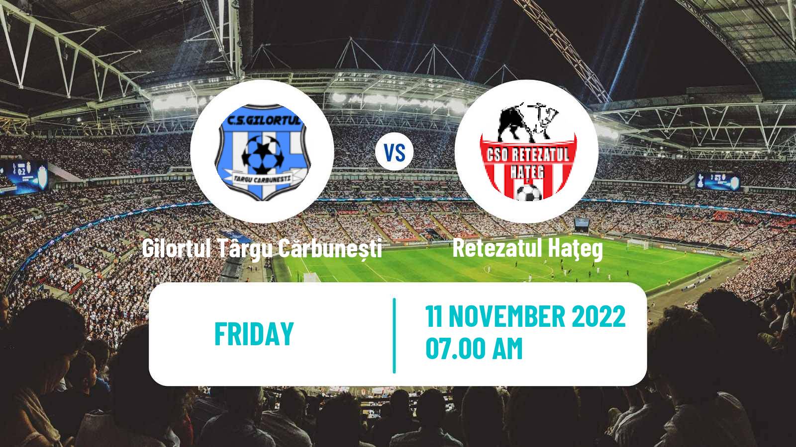 Soccer Romanian Liga 3 - Seria 7 Gilortul Târgu Cărbunești - Retezatul Haţeg