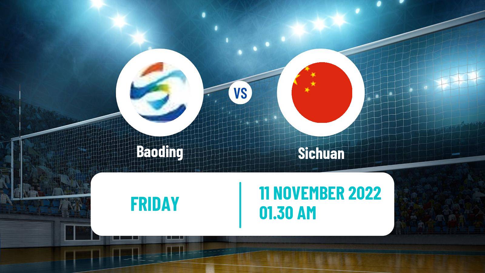 Volleyball Chinese CVL Baoding - Sichuan