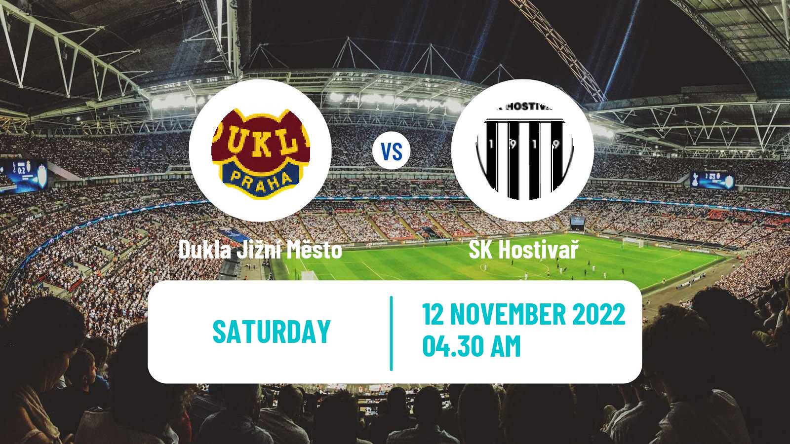 Soccer Czech Prazsky Prebor Dukla Jižní Město - Hostivař