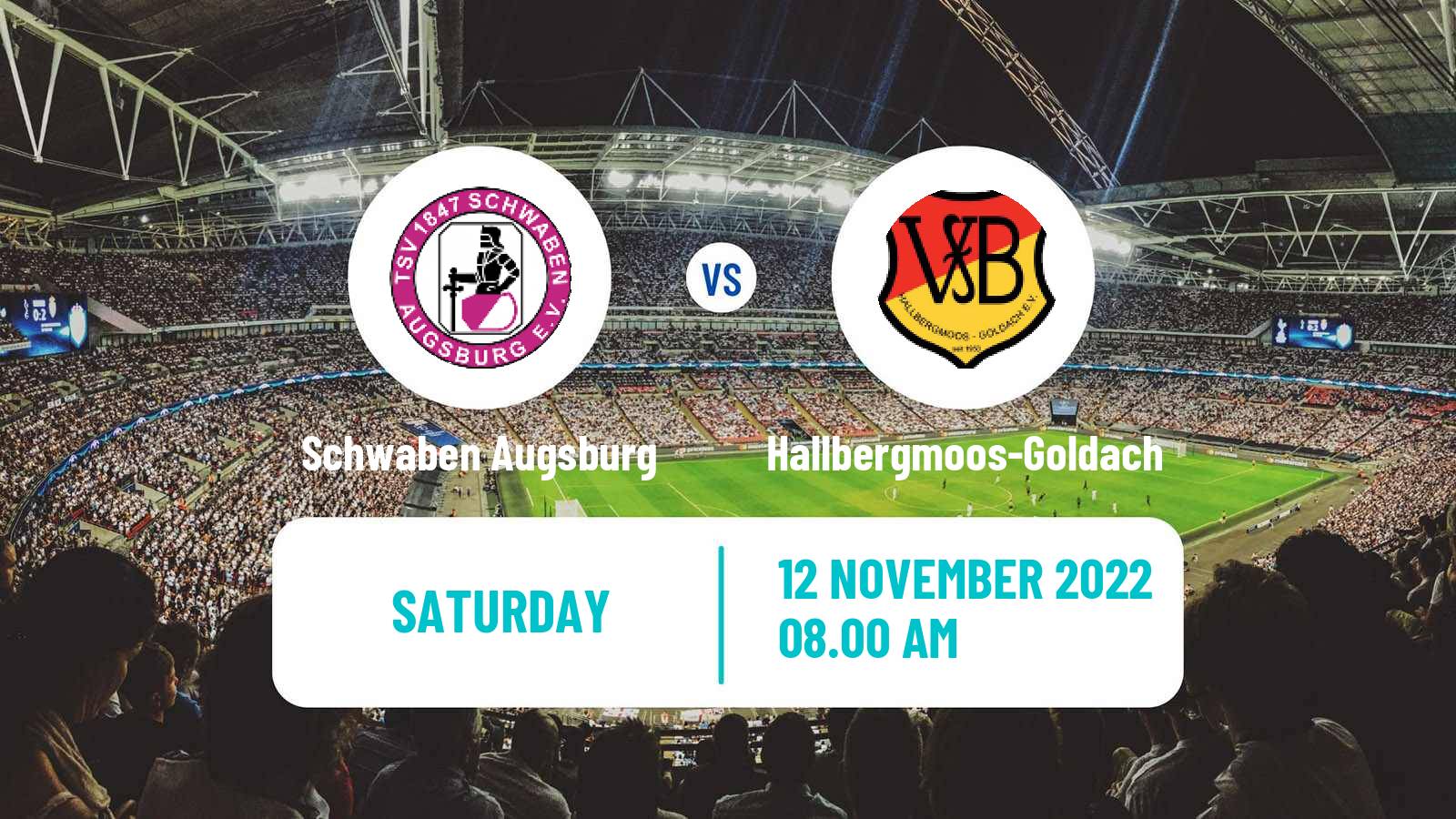 Soccer German Oberliga Bayern Süd Schwaben Augsburg - Hallbergmoos-Goldach