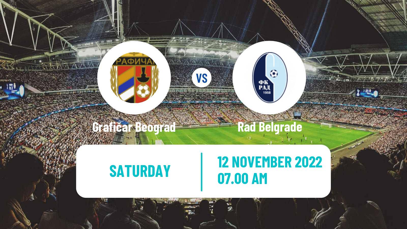 Soccer Serbian Prva Liga Grafičar Beograd - Rad