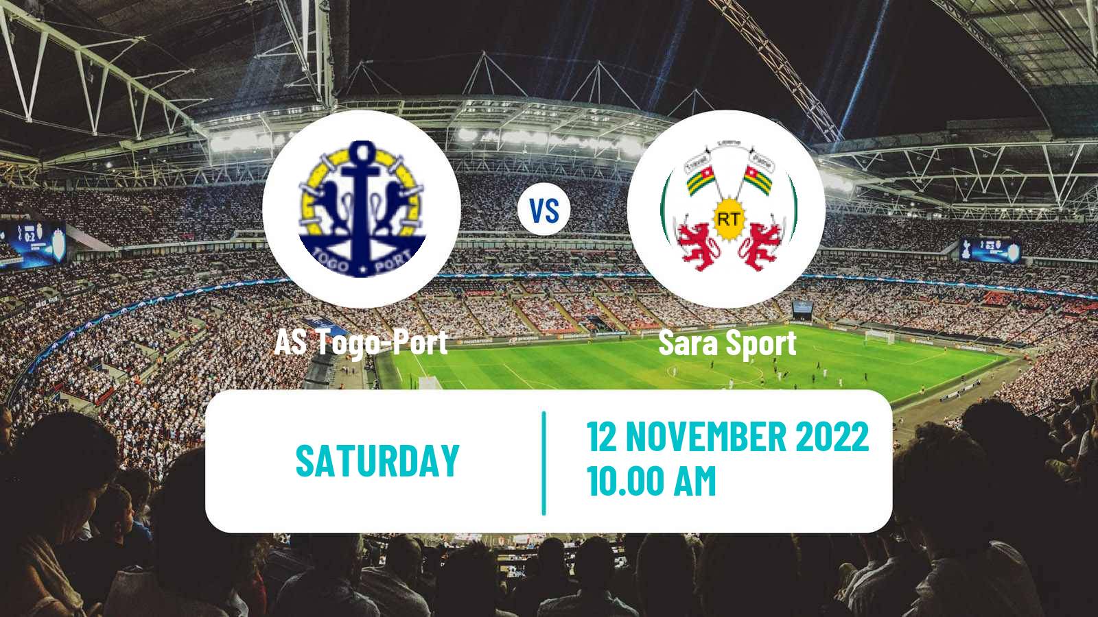 Soccer Togolese Championnat National Togo-Port - Sara Sport