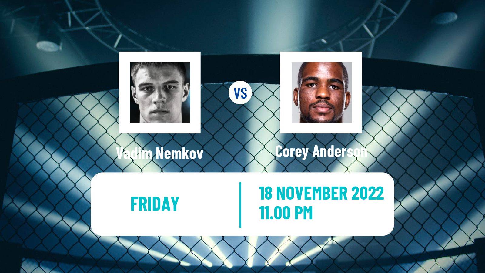 MMA MMA Vadim Nemkov - Corey Anderson