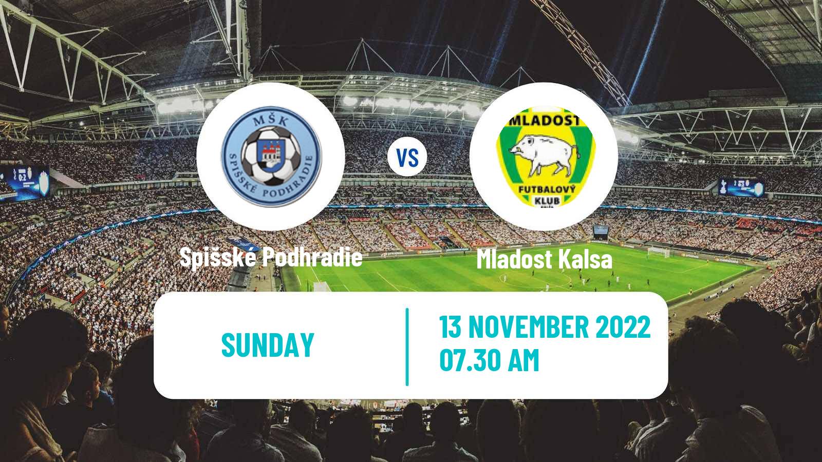 Soccer Slovak 4 Liga East Spišské Podhradie - Mladost Kalsa
