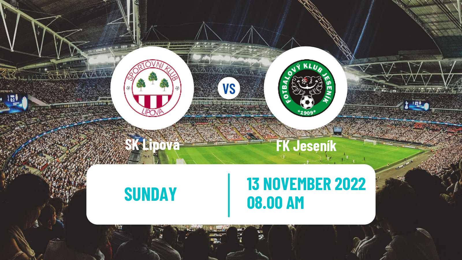 Soccer Czech Olomoucky KP Lipová - Jeseník