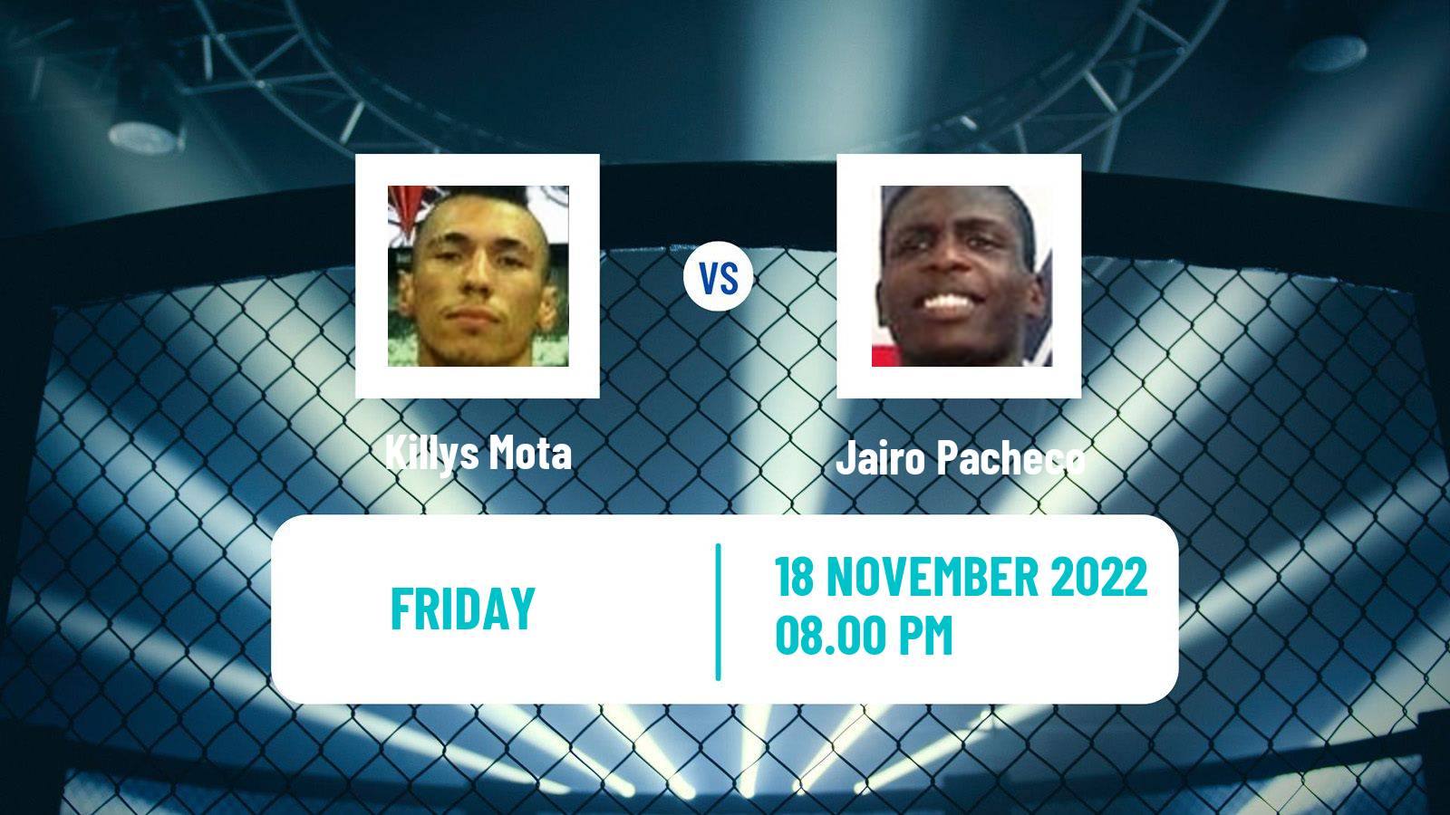 MMA MMA Killys Mota - Jairo Pacheco