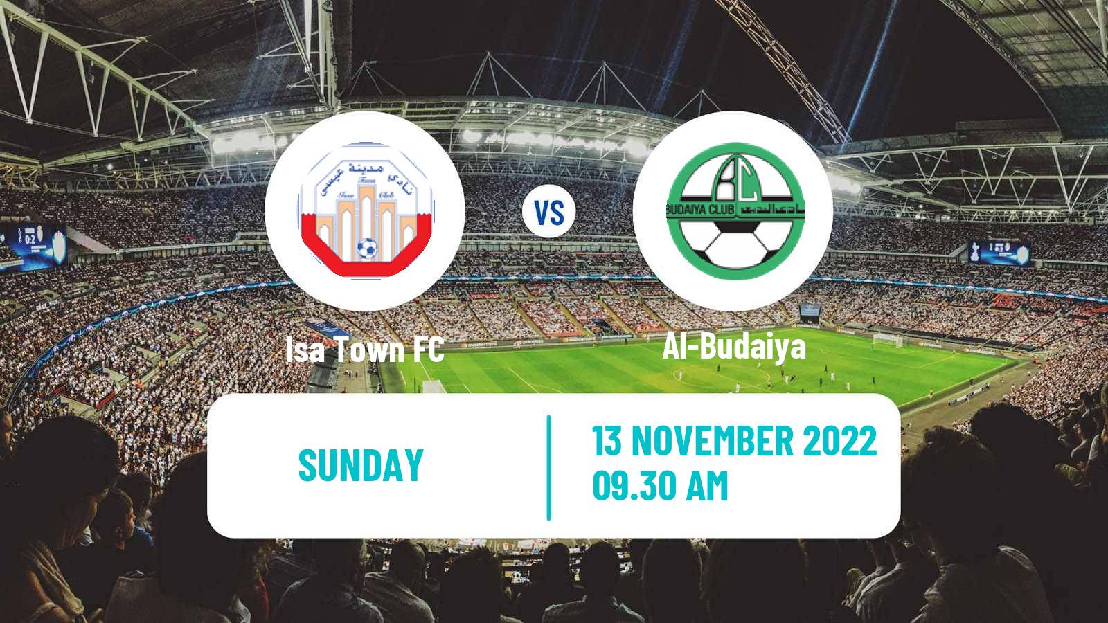 Soccer Bahraini Cup Isa Town - Al-Budaiya
