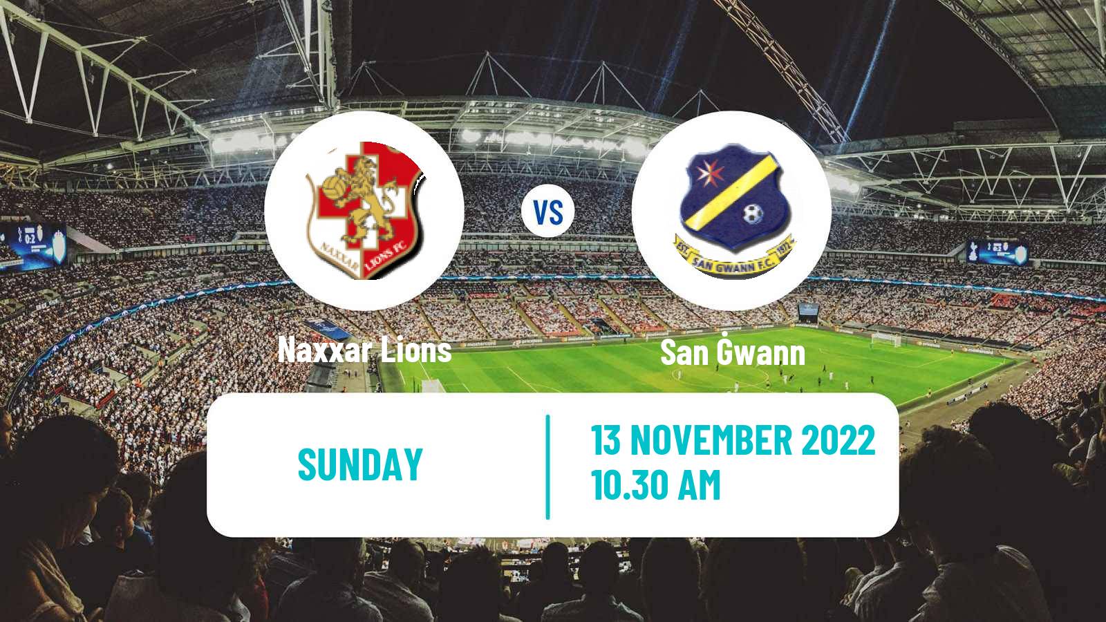 Soccer Maltese Challenge League Naxxar Lions - San Ġwann