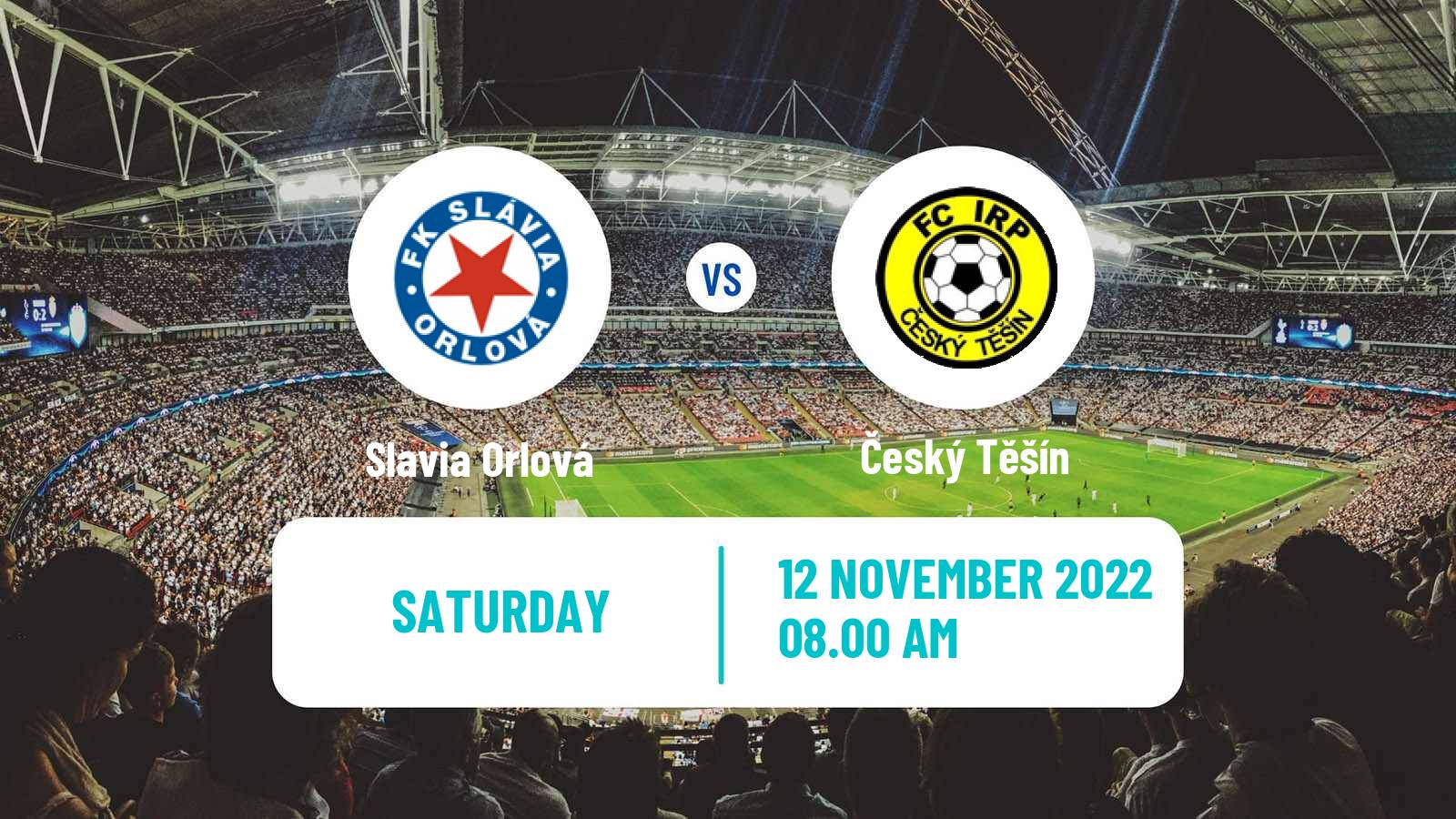 Soccer Czech Moravskoslezsky KP Slavia Orlová - Český Těšín