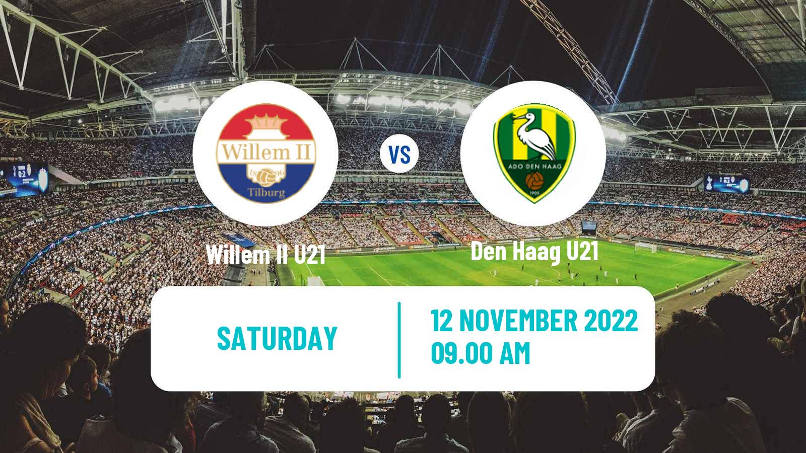 Soccer Dutch Divisie 1 U21 Willem II U21 - Den Haag U21