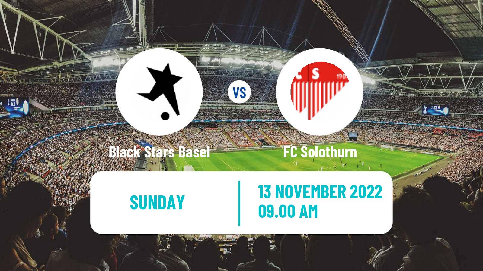 Soccer Swiss 1 Liga Classic Group 2 Black Stars Basel - Solothurn