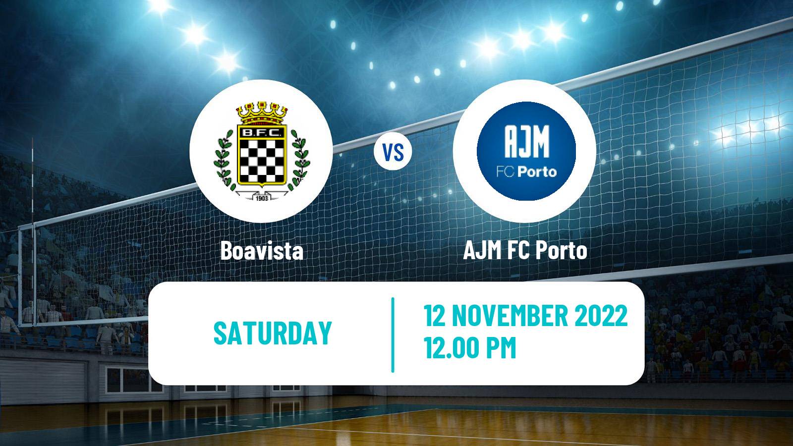 Volleyball Portuguese 1 Divisao Volleyball Women Boavista - AJM FC Porto