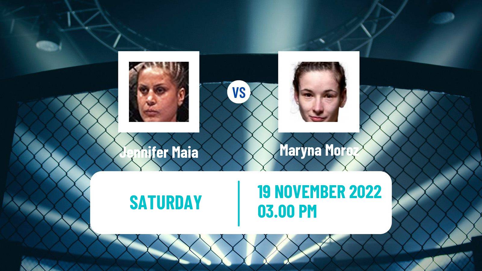 MMA MMA Jennifer Maia - Maryna Moroz