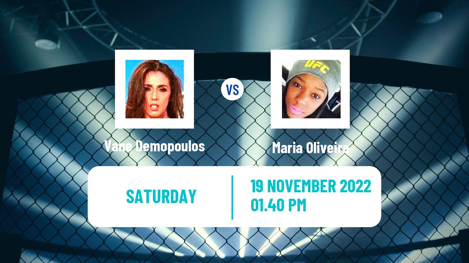 MMA MMA Vane Demopoulos - Maria Oliveira
