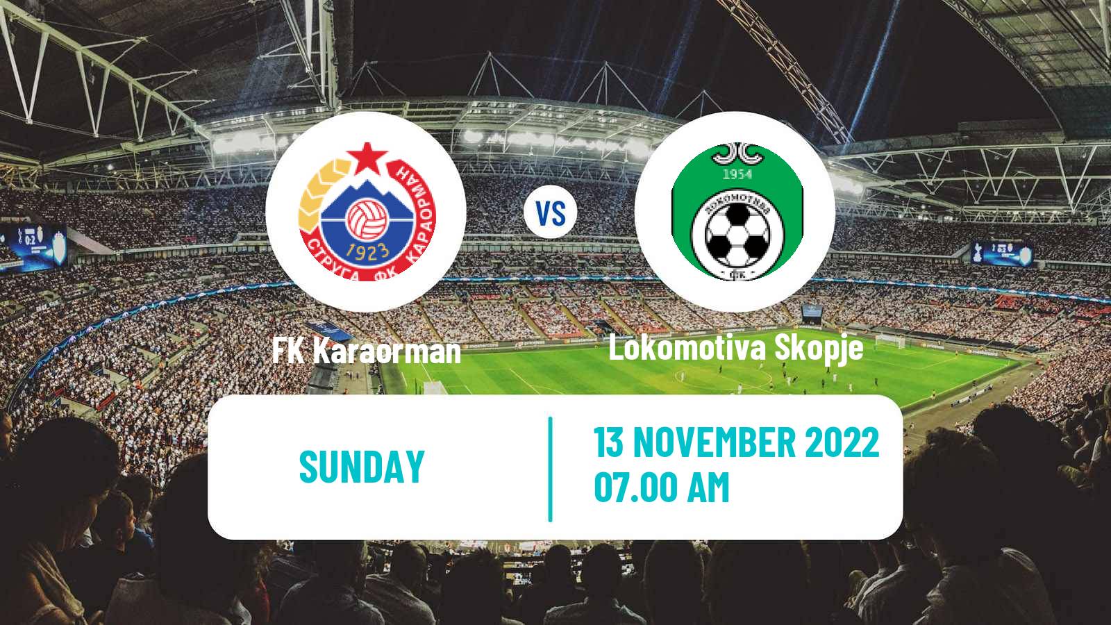 Soccer North Macedonian 2 MFL Karaorman - Lokomotiva Skopje