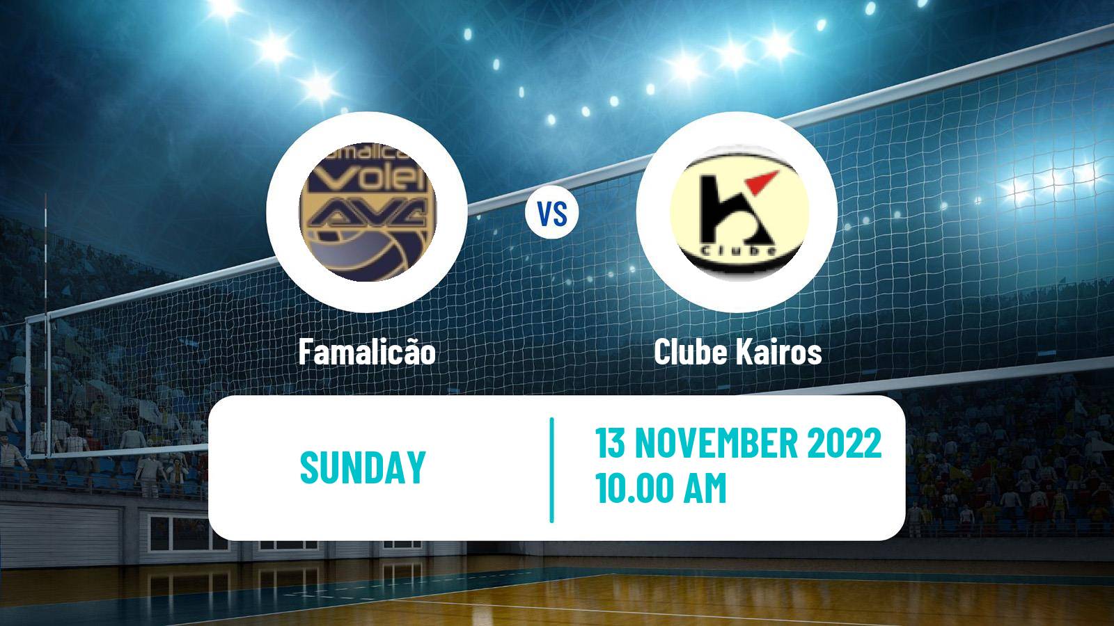 Volleyball Portuguese 1 Divisao Volleyball Women Famalicão - Clube Kairos