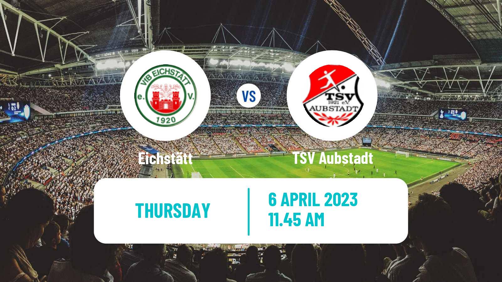 Soccer German Regionalliga Bayern Eichstätt - Aubstadt