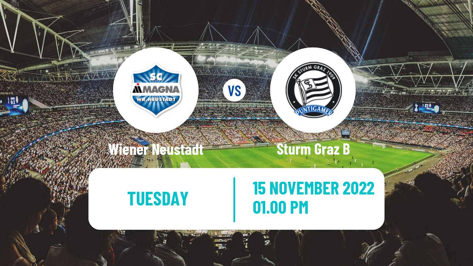 Soccer Club Friendly Wiener Neustadt - Sturm Graz B