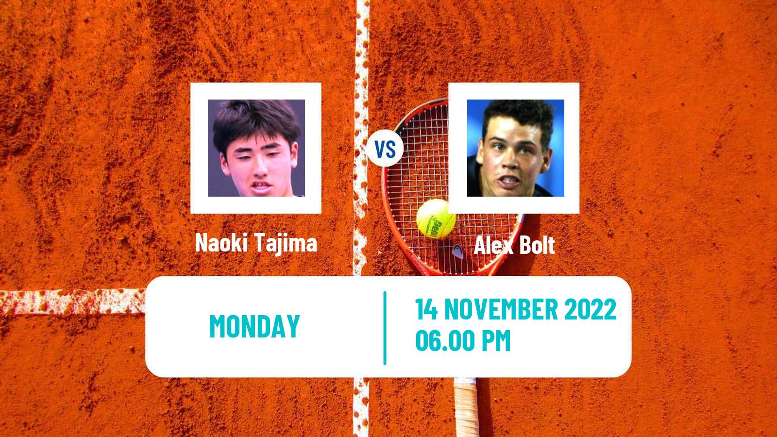 Tennis ITF Tournaments Naoki Tajima - Alex Bolt