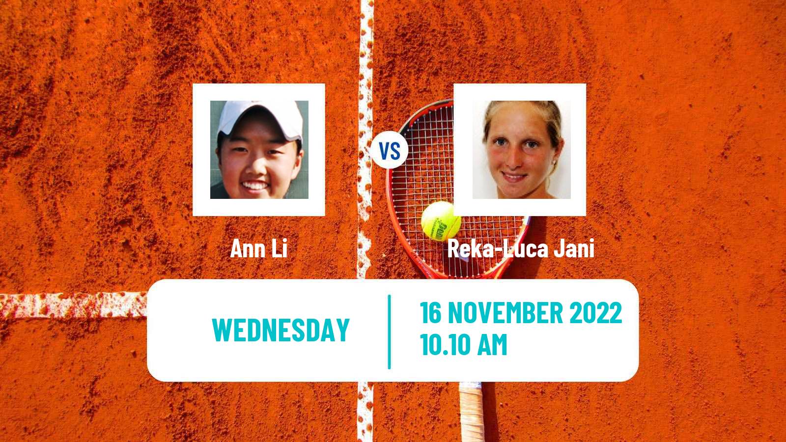 Tennis ATP Challenger Ann Li - Reka-Luca Jani