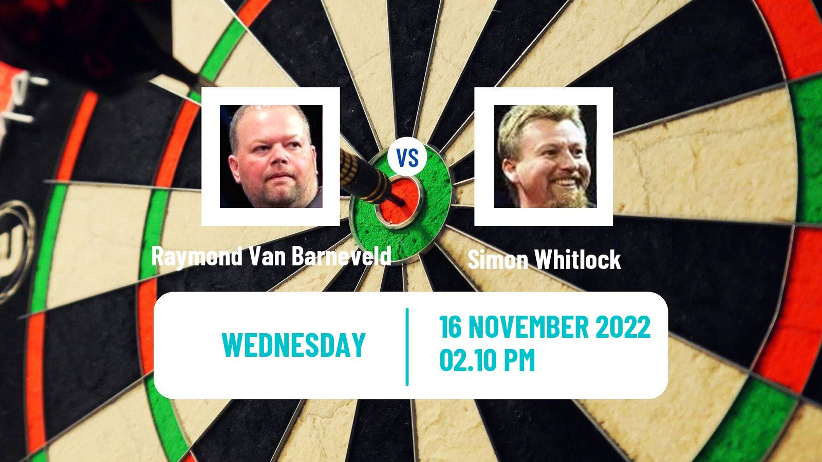Darts Darts Raymond Van Barneveld - Simon Whitlock