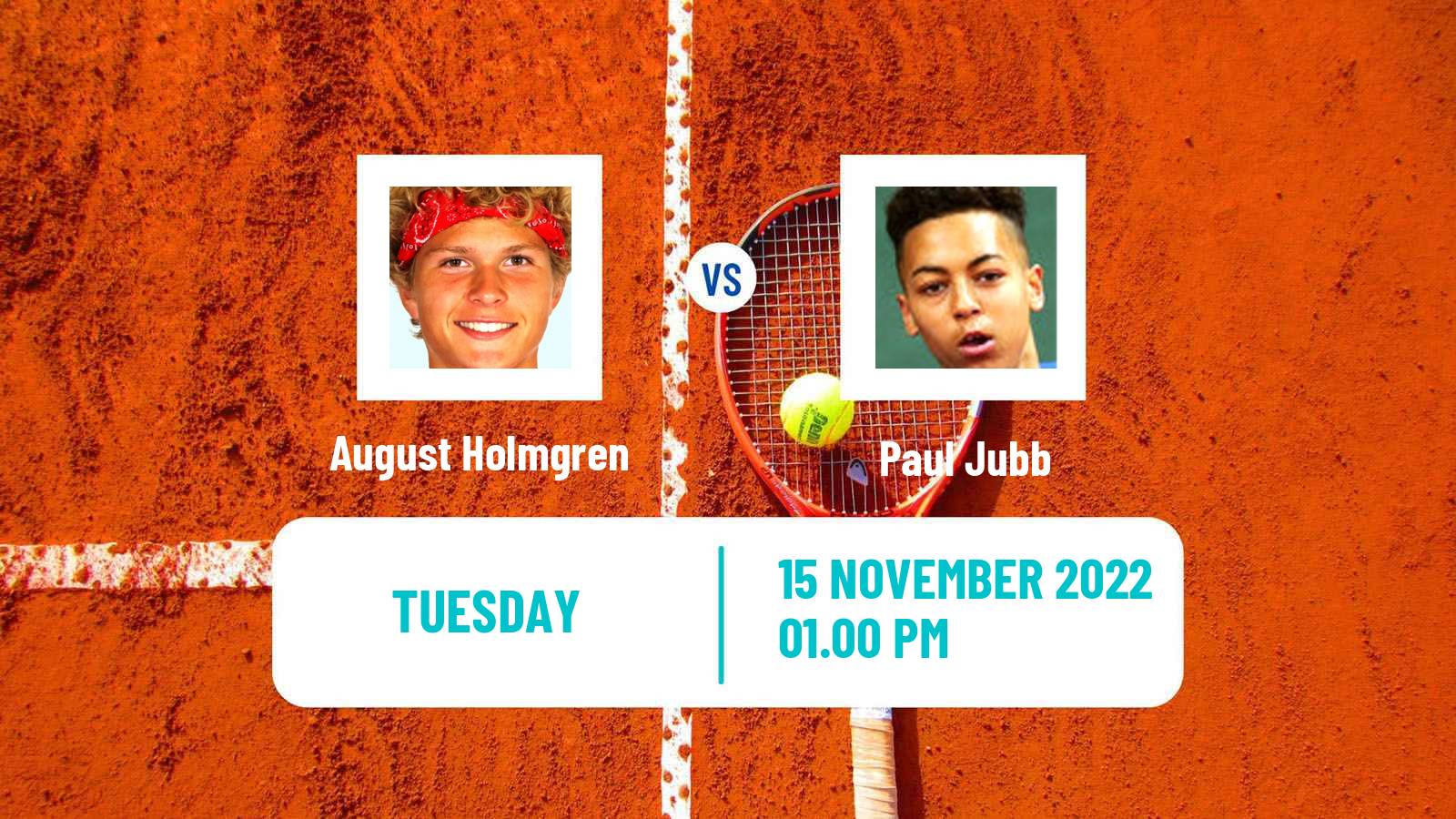 Tennis ATP Challenger August Holmgren - Paul Jubb