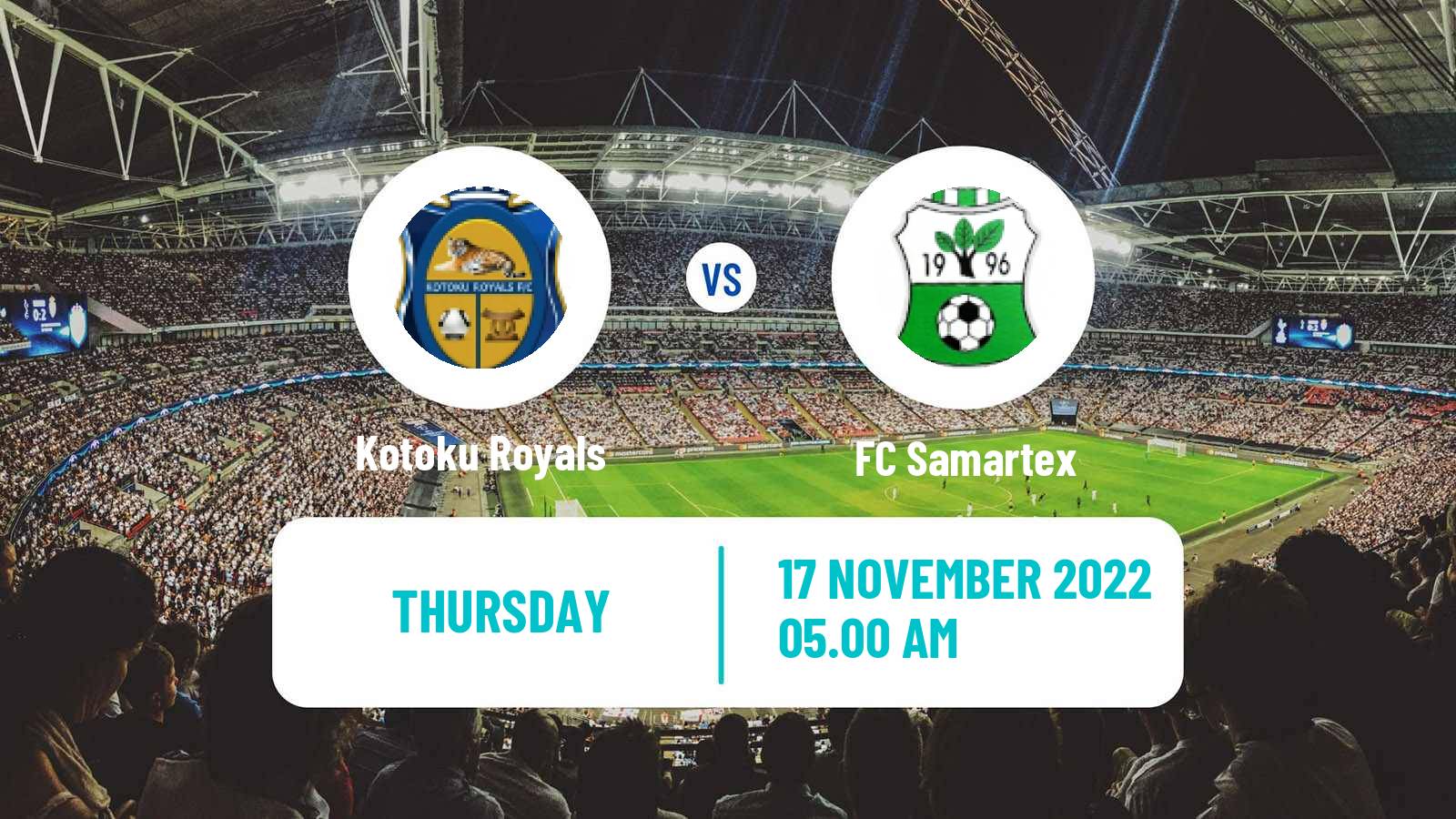 Soccer Ghanaian Premier League Kotoku Royals - Samartex