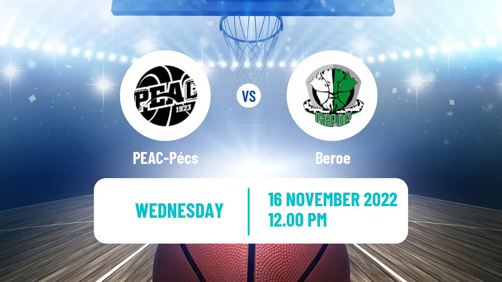 Basketball Eurocup Women PEAC-Pécs - Beroe